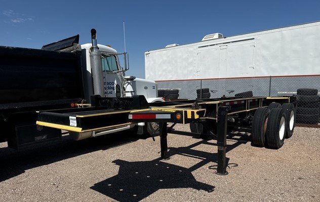Remorque porte-conteneurs Theurer 220-CC-23 T/A 1980